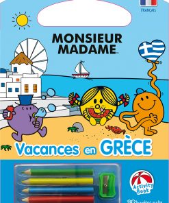 Monsieur-Madame - Vacances en Grèce - Livre D’acvités