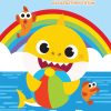 Baby Shark - Jumbo Βιβλίο Ζωγραφικής και Δραστηριοτήτων - Παιχνίδια στην παραλία